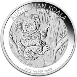 2013 Silver 1/2oz KOALA - Click Image to Close